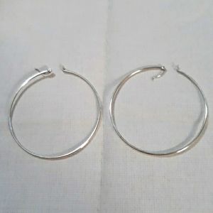Sterling Silver Hoops 65mm